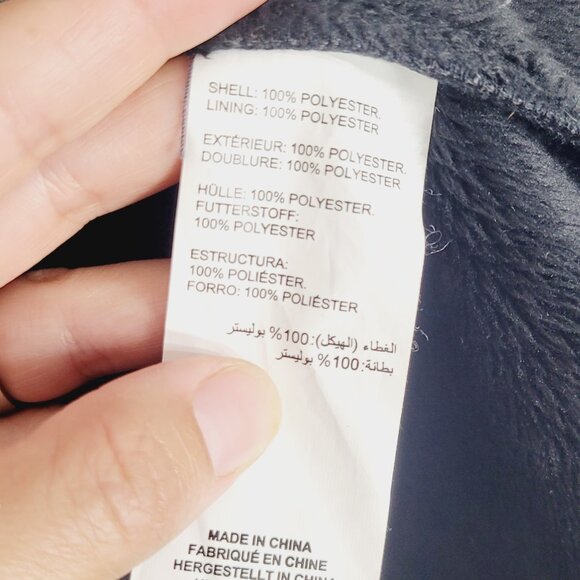 Thyme Maternity Charcoal Pockets Double Zip Hooded Jacket Adjustable Pregnancy M - Picture 14 of 16
